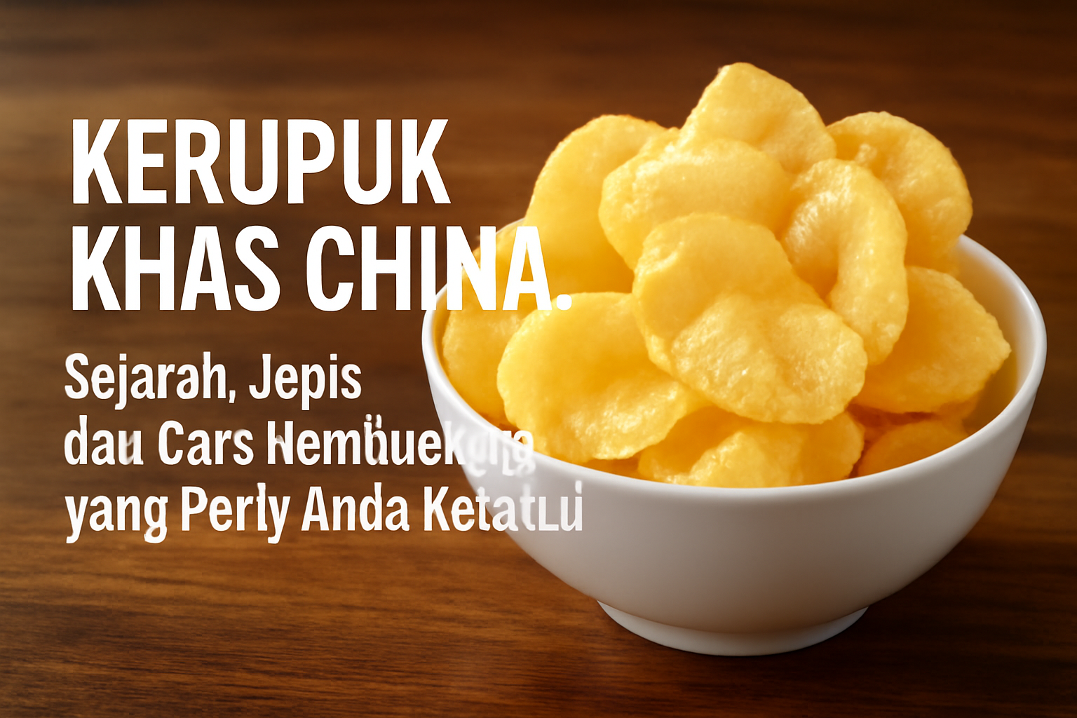 kerupuk khas China