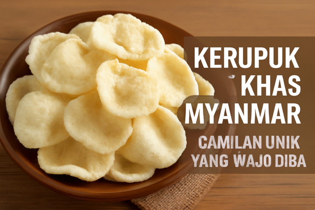 kerupuk khas Myanmar